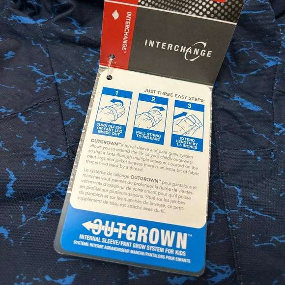*Brand New* Boys Medium (10/12) Columbia Whirlibird Interchange 3 in 1 Jacket - Picture 5 of 7